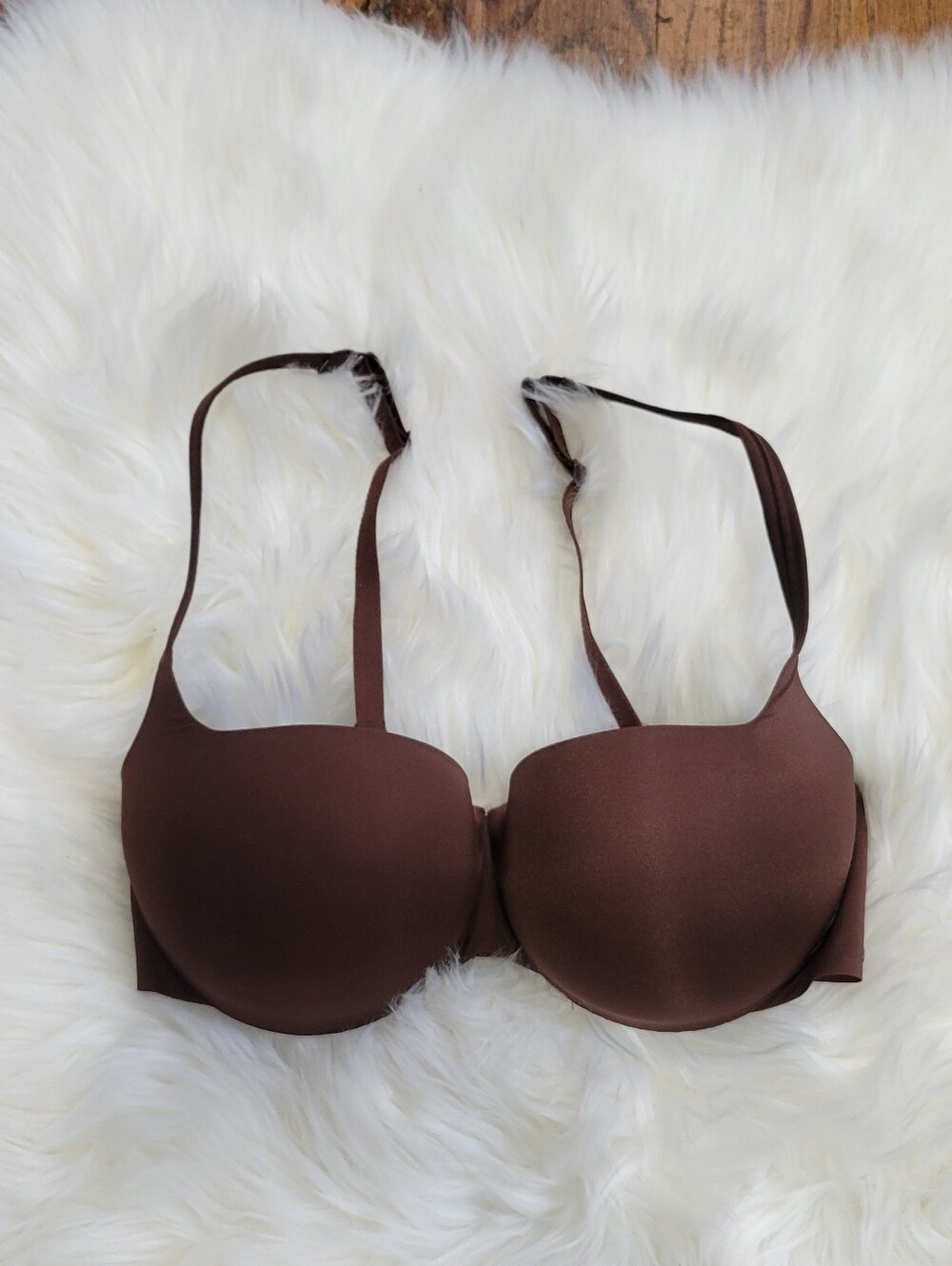 SkimsWomen’s Smooth Molded  Bra - Chocolate Brown